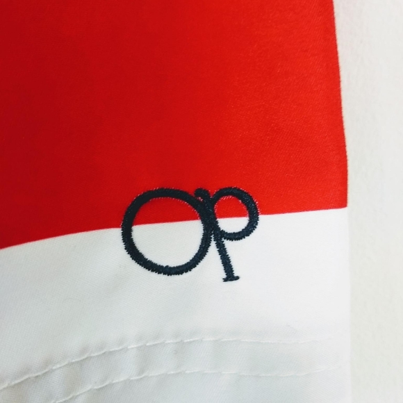 OP Ocean Pacific American Flag Swim Trunks - Picture 2 of 3